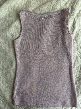 Sparkly Purple Tank Top